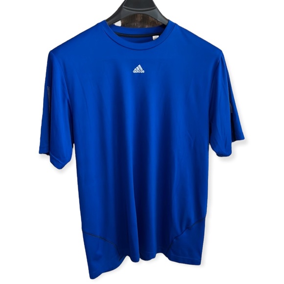 Men’s blue Adidas athletic shirt dry fit - Picture 11 of 14
